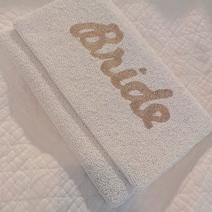 Beaded Bride clutch